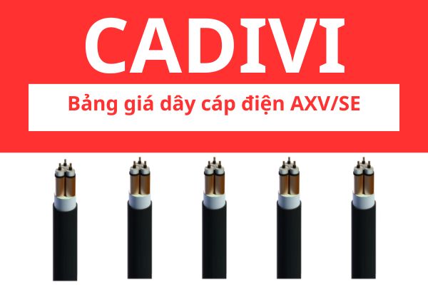 Bảng giá dây cáp điện AXV/SE CADIVI 24KV